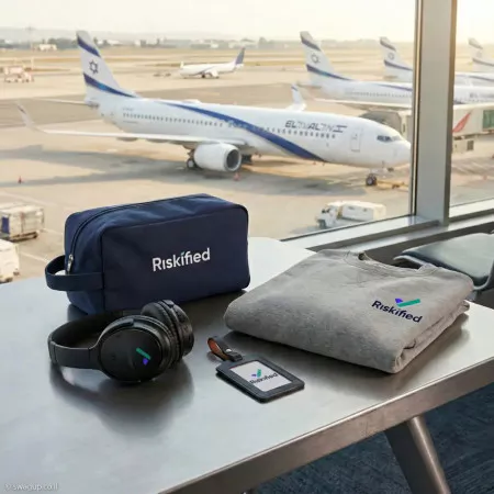 קיט נסיעות עסקים ממותג Global Horizon עם לוגו למנהלים