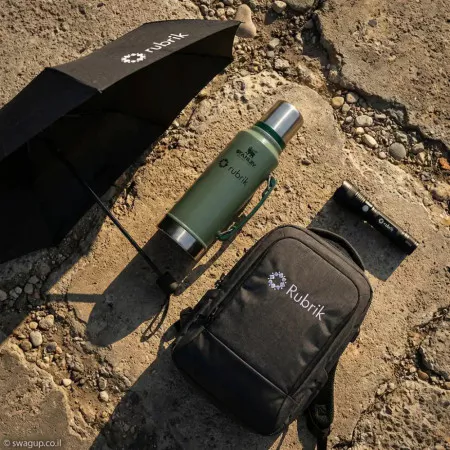 מארז הישרדות שטח ממותג The Field Guardian עם לוגו לצוותי שטח