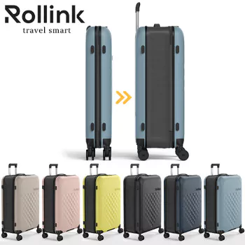 FLEX - 360 SPINNER המזוודה המתקפלת הדקה ביותר בעולם 29'' של מותג המזוודות החכמות Rollink