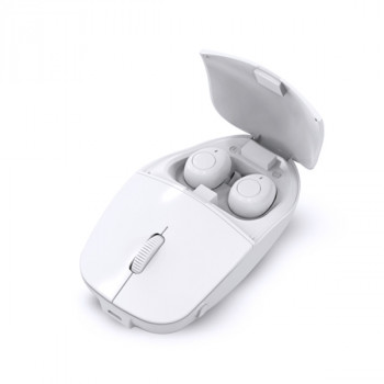 עכבר מחשב אלחוטי עם אוזניות מובנות