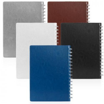 מחברת ספירלה | מחברת ממותגת | מחברת דמוי עור