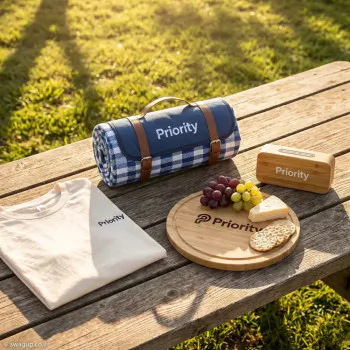 קיט פנאי ופיקניק ממותג The Priority Leisure עם לוגו למתנות מנהלים