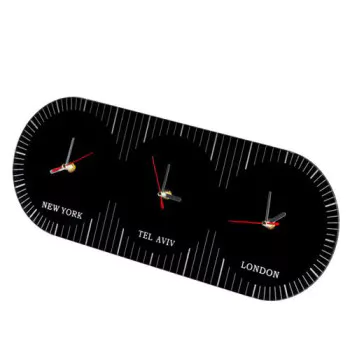 שעון עולם לשלושה זמנים שונים