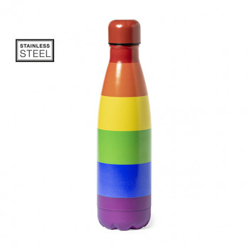 בקבוק ממותג בצבעי הגאווה