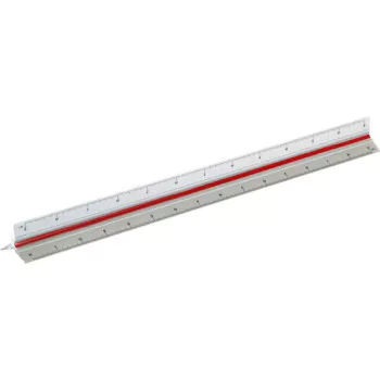 סרגל אדריכלים ממתכת 30 ס”מ "שרטט"