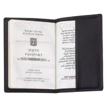 נרתיק דמוי עור מהודר לפספורט "באפלו"