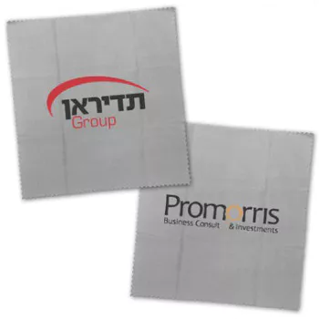 מטלית מיקרופייבר לניקוי משקפיים וצגים.