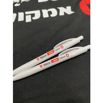 עט עם מיתוג לוגו צבעוני
