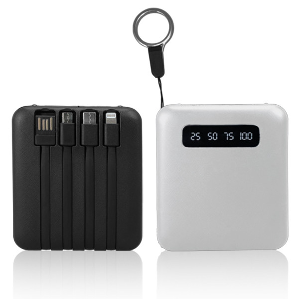 מטען נייד קומפקטי ליאונרד 10,000 mAh