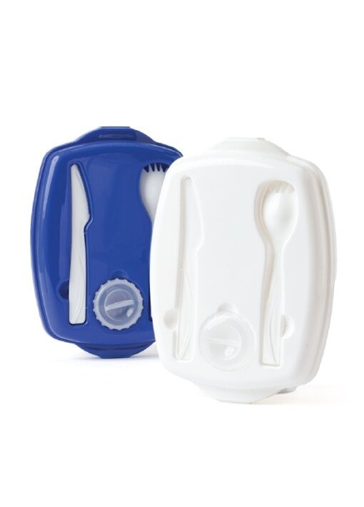 קופסאות אוכל עם סכום וכוס מטבל 3 תאים "מני"