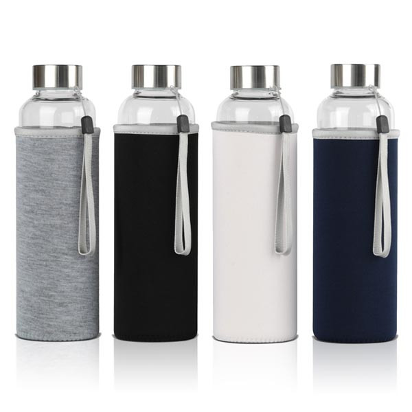 בקבוק זכוכית מעוצב   500ML