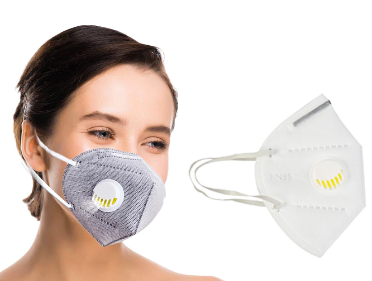 מסכת הגנה KN95 לפנים נגד חיידקים ווירוסים – מדיקה