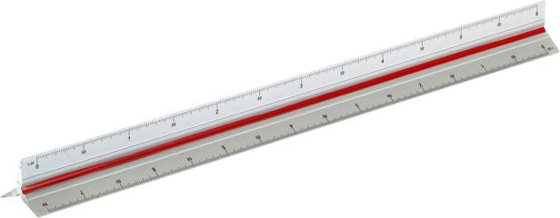 סרגל אדריכלים ממתכת 30 ס”מ "שרטט"