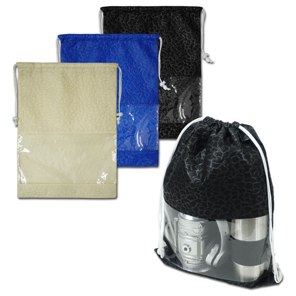 תיק אלבד מרקם קטיפה עם חלון שקוף