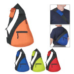 תיק גב רצועה אחת מניילון עם כיס לנייד