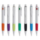TSC-982, עט כדורי לבן עם גריפ גומי בשילובי צבעים