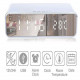 משטח טעינה אלחוטית בעוצמה של 10W משולב בשעון דיגיטלי המראה גם טמפרטורה ותאריך, TNY-5992