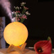 תאורת אווירה ירח משולב מפיץ ריח | מפזר אדים Moon Humidifier