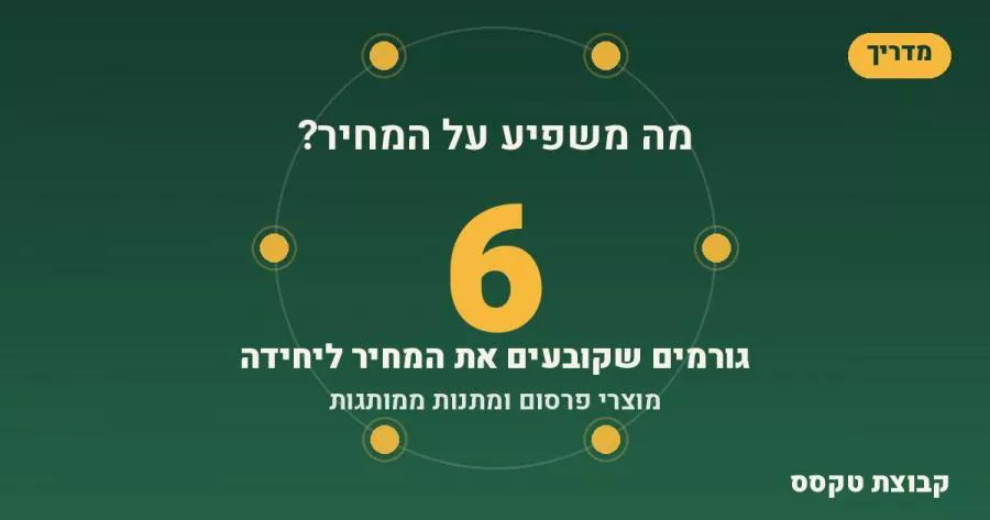 מה משפיע על המחיר של מוצרי פרסום ומתנות ממותגות?