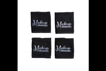 Towels with embroidery