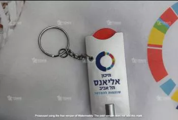 מחזיק מפתחות ופנס - תיכון אליאנס
