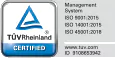 ISO 9001:2015 Certified - קבוצת טקסס